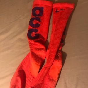Nike ACG Crew Socks EUC - Orange, Large